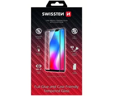 Swissten Swissten Viso veido 5D grūdinto stiklo ekrano apsauga, skirta „Samsung A41“, juoda