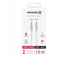 „Swissten“ tekstilinis AUX garso kabelis 1,5 m