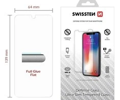 SWISSTEN apsauginis grūdintas stiklas RE 2.5D skirtas Apple iPhone 15 Pro Max