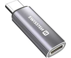 „Swissten Textile“ USB-C / „Lightning“ adapteriai