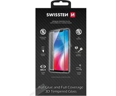 Swissten Ultra Durable Full Face / Full Glue Tempered Glass Premium 9H ekrano apsauga Samsung 405 Galaxy A40 Juodas