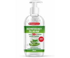 Świt CLEANHANDS Original Antybakteryjny żel do dezynfekcji rąk su prowitaminą B5 i aloesem 300 ml