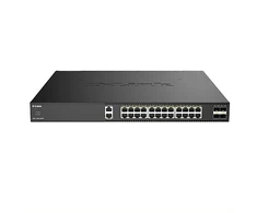 Šakotuvas D-Link DXS-1250-28YP/E 28-Port 10G Smart Managed PoE Switch | D-Link