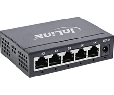 Šakotuvas Switch InLine 5-Port Gigabit (32305O)