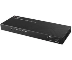 AV Skirstytuvas - LINDY 4 Prievadai HDMI 8K60 48G Sumažinimas su Garso Išvestimi