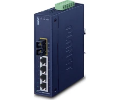 Šakotuvas Switch Planet PLANET ISW-511TS15 łącza jungiama į tinklą Nie zarządzany L2 Fast Ethernet (10/100) Mėlyna