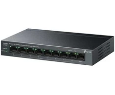 Šakotuvas TP-LINK | 9 prievadų 10/100 Mbps darbalaukio jungiklis su 8 prievadų PoE+ | LS109P | Nevaldomas | Darbalaukis | 10/100 Mbps (RJ-45) jungtys kiekis 9