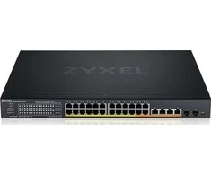 Šakotuvas Zyxel Przełącznik xmg1930-30 AG, 24 prievadų 2,5 Gbe išmanusis valdomas sluoksnis 2 poe 700w 22xpoe+/8xpoe++ jungiklis su 4 10gbe ir 2 sfp+ uplink
