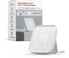 „SwitchBot HUB 2“ išmanusis namas – belaidis siųstuvas, skirtas pakabinti ant sienos, infraraudonųjų spindulių