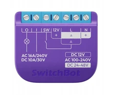 Išmanusis „SwitchBot“ relės jungiklis 1 su bevoltiniu kontaktu