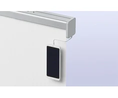 Išmanusis šviesos nepraleidžiantis roletas „SwitchBot Roller Shade Matter“, baltos spalvos
