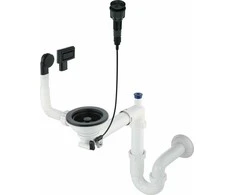 Sifonas granitinėms plautuvėms Deante Space-Saver ZXY_N982, Nero