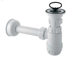 Sifonas McAlpine butelis 5 / 4 "DN32 mažas baltas (HC1L)