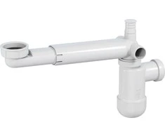 Sifonas Deante butelis Space Saver 5 / 4 "DN32 taupo erdvę su baltu plėtiniu (NHC 633K)