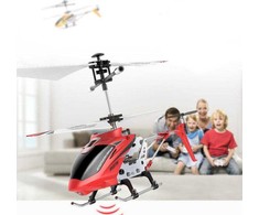 Lean Toys Nuotoliniu būdu valdomas sraigtasparnis Syma S107G su giroskopu, raudonas
