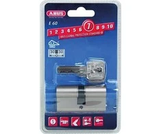 Spynos cilindras Abus E60, 85 mm, nikeliuota