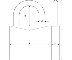 SPYNA PAKABINAMA ABUS 24670 70X82 MM