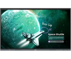 Monitorius System interaktywny BenQ Tablica interaktywna RE8605E 2,18 m (86'') 3840 x 2160 px ekran dotykowy juoda USB (9H.FD9TK.DE2)
