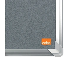 Nobo Premium Plus veltinio skelbimų lenta 900x600 mm, pilka, aliuminis, aliuminis, veltinis, standartinė, 903 mm