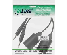 AV signalo perdavimo sistema InLine 3.5mm audio per LAN Ethernet tinklą - RJ45 - maksimaliai iki 50m, rinkinys (89002)