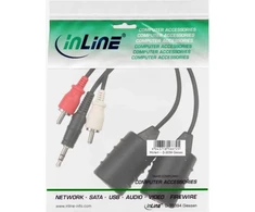 AV signalo perdavimo sistema InLine audio per LAN Ethernet tinklą – RJ45, rinkinys (89003)