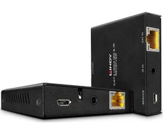 Lindy HDMI 4K60, Micro-USB, RJ-45, IR, Cat.6, 50m
