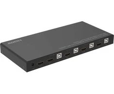 „MicroConnect“ AV signalo perdavimo sistema „Microconnect MC-HDMIKVM0401-4K Juodas KVM komutatorius