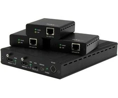 AV signalų perdavimo sistema StarTech Extender set, 3 prievadai, Cat5, HDMI (ST124HDBT)