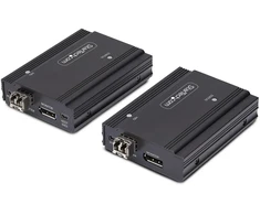 STARTECH.COM AV signalo perdavimo sistema DisplayPort KVM Extender per stiklo pluoštą 4K60Hz konsolės ekstenderis 300m Multimode 4K KVM prailginimas LWL