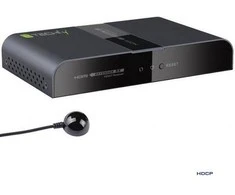 AV signalo perdavimo sistema Techly Extender HDMI imtuvas per PLC Powerline iki 300m FullHD, juodas (021628)