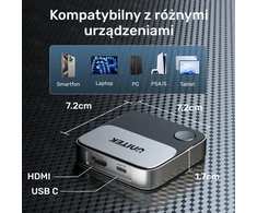 Unitek Wireless HDMI 4K 60Hz siųstuvas, diapazonas iki 8m