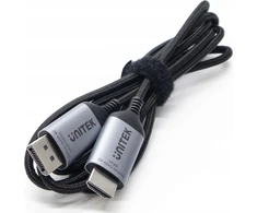 Vaizdo kabelis - UNITEK DisplayPort 1.4 į HDMI 2.1 8K 1.8m pilkas/juodas