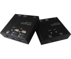 System przekazu sygnału AV Value Przedłużacz KVM przez Cat.5e/6, HDMI, 4 x USB