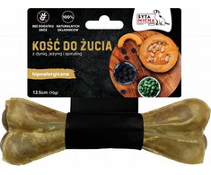 Micha SYTA MICHA Kramtomasis kaulas šuniui su arklių mėsa, gervuogėmis ir spirulina 13,5cm