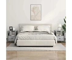 Šalia lovos spintelė 2 pcs Pilkas Sonoma 41,5 x 40,5 x 55 cm