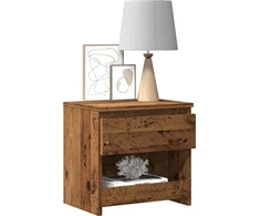 Spintelė prie lovos Old Wood 40x30x39 cm Engineered Wood