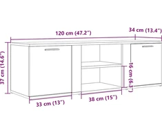 TV staliukas televizoriaus spintelė Artisan ąžuolas 120x34x37 cm