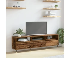 TV staliukas Televizoriaus spintelė 150 x 30 x 45 cm Senovinis medis