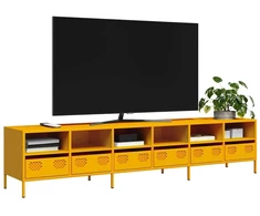 TV staliukas Televizoriaus spintelė, garstyčių, 202x39x43,5cm, plienas