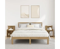 Šalia lovos spintelė 2 pcs Amatininkų ąžuolas 40 x 35 x 60 cm