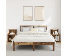 Šalia lovos spintelė 2 pcs Senas medis 40 x 35 x 60 cm