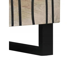 Šalia lovos spintelė Balta 50 x 33 x 60 cm Apdirbta mediena