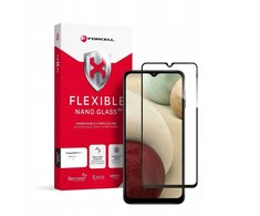 ForCell Hibridinis stiklas, skirtas Samsung A12, Forcell Flexible 5D, juoda