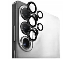 Szkło na objektyvas aparatu UNIQ Optix Aliuminio Camera Lens do Samsung Galaxy S26 Ultra juoda