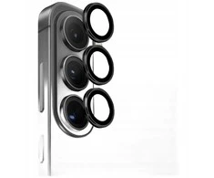 Szkło na objektyvas aparatu UNIQ Optix Aliuminio Camera Lens do Samsung Galaxy S26 / S26+ juoda