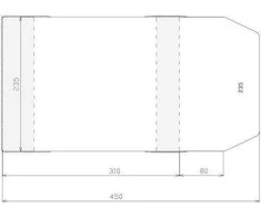 Sztapel Reguliuojamas dangtis 235x390mm (50vnt)