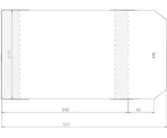 Kepurė Sztapel Reguliuojamas dangtis 275x470mm (50vnt)