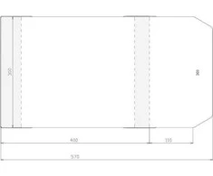 Kepurė Sztapel Reguliuojamas dangtis 300x510mm (50vnt)
