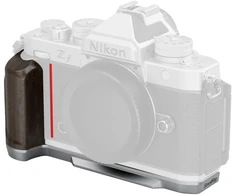 Szybkozłączka SmallRig L-Shaped Mount Plate with Wooden Handle for Nikon Z f Sidabrinis (5707)