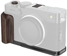 Szybkozłączka SmallRig L-Shaped Mount Plate with Wooden Handle for FUJIFILM X-E5 (Ebony, Juodas) (6237)